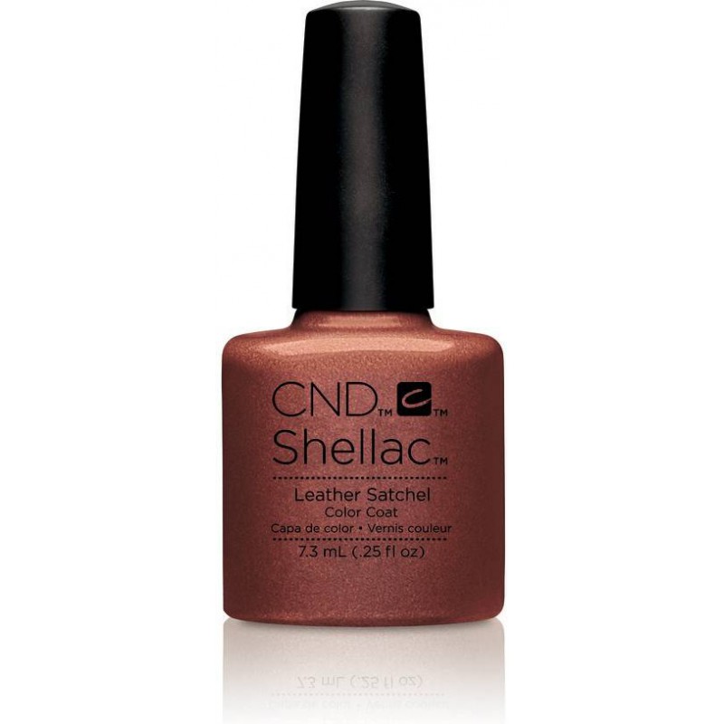 Shellac nail polish - LEATHER SATCHEL CND - 1