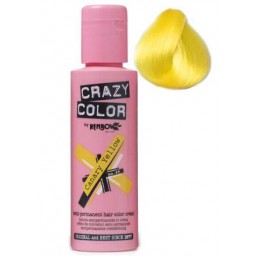 Crazy Color Semi Permanent Hair Colour Dye Cream by Renbow Canary Yellow CRAZY COLOR - 1