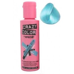 Crazy Color Semi Permanent Hair Colour Dye Cream by Renbow 63 Bubblegum Blue CRAZY COLOR - 1