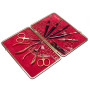 NIEGELOH KROKO XL LEATHER MANICURE SET RED Solingen - 1