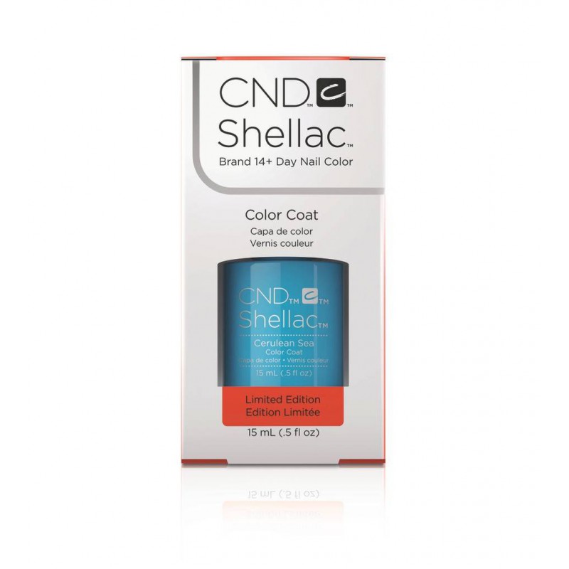 Shellac nail polish - CERULEAN SEA CND - 1