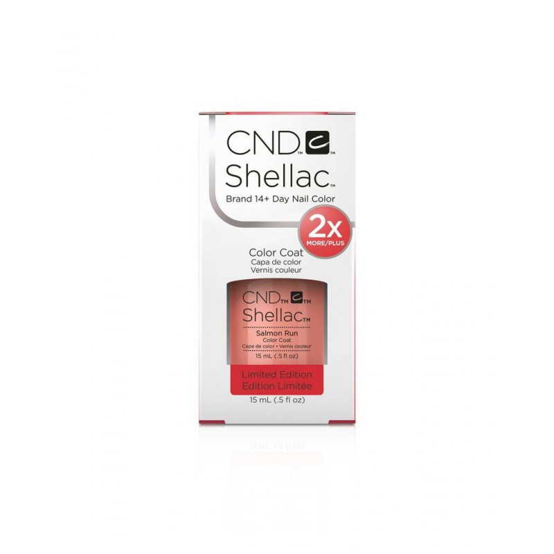 Shellac nail polish - SALMON RUN CND - 1
