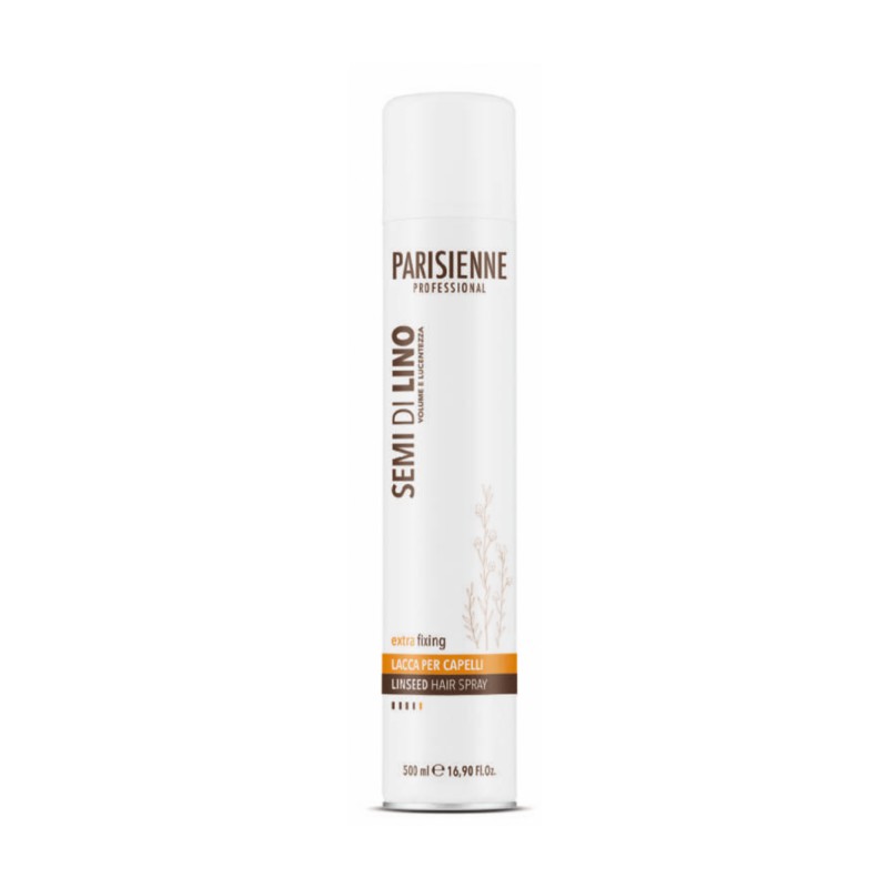 STRONG HOLD HAIR SPRAY WITH LINSEED OIL Parisienne Italy - 1