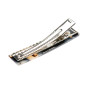 Medium size rectangular shape Alligator hair clip in Tokyo blond Kosmart - 2