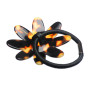 Medium size flower shape hair elastic with decoration in Tokyo dark Kosmart - 2