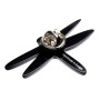 Medium size dragonfly shape brooch in Black Kosmart - 4