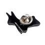 Medium size rabbit shape brooch in Black Kosmart - 2