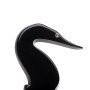 Medium size seahorse shape brooch in Black Kosmart - 2