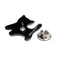 Medium size cat shape brooch in Black Kosmart - 3