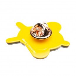 Small size bee shape brooch in Black and yellow Kosmart - 3