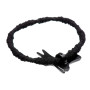 Medium size rabbit shape hair elastic with decoration in Black Kosmart - 1