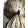 Medium size bird shape hair elastic with decoration in Black Kosmart - 10