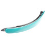 Medium size rectangular shape hair barrette in Turquoise and Black Kosmart - 2