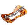 Medium size bow shape hair barrette in Mixed colour texture Kosmart - 3