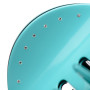 Medium size regular shape hair jaw clip in Turquoise and Black Kosmart - 3