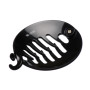 Medium size fish shape hair banana clip in Black Kosmart - 3