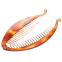 Medium size fish shape hair banana clip in Brown Kosmart - 2