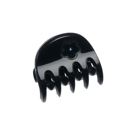 Very small size regular shape Hair jaw clip in Black Kosmart - 1