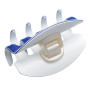 Large size regular shape Hair jaw clip in Blue and white Kosmart - 2