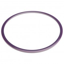 Large size round shape Bracelet in Violet and ivory Kosmart - 1