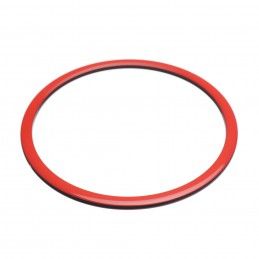 Medium size round shape Bracelet in Marlboro red and black Kosmart - 1