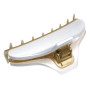 Medium size regular shape Hair claw clip in White Kosmart - 2