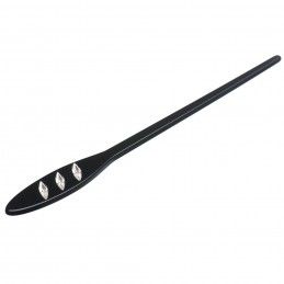 Medium size japanese stick shape Hair stick in Black Kosmart - 1