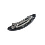 Small size oval shape Hair clip in Black Kosmart - 3