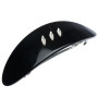 Large size oval shape Hair barrette in Black Kosmart - 1