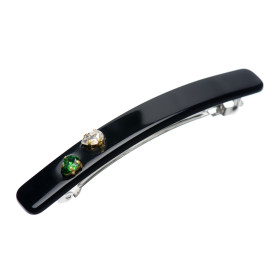 Small size rectangular shape Hair clip in Black Kosmart - 1