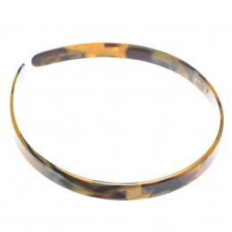 Medium size regular shape Headband in Black and gold texture Kosmart - 1