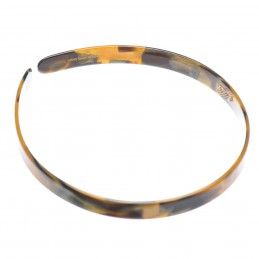 Medium size regular shape Headband in Black and gold texture Kosmart - 2