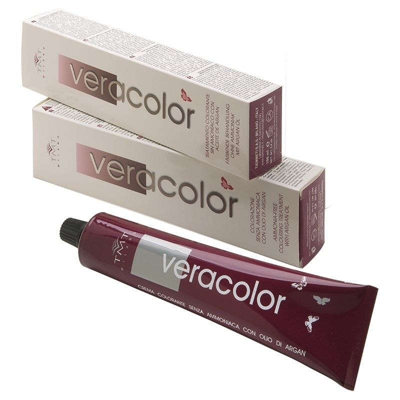 VERACOLOR ammonia free hair color with Argan Oil TMT Milano - 1