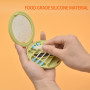 Grey reusable silicone kit with mirror Comwell.pro - 19