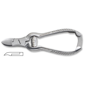 Pedicure nail nipper, stainless steel, size 13cm Kiepe - 1