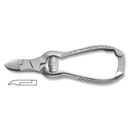 Pedicure nail nipper, stainless steel, size 13cm Kiepe - 1