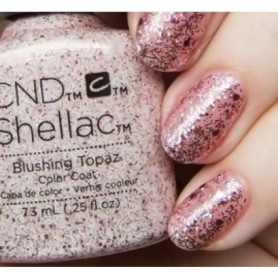 Shellac nail polish - BLUSHING TOPAZ