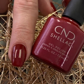 Shellac nail polish - REBELLIOUS RUBY