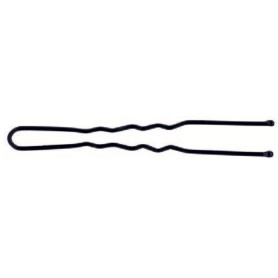 HAIR PINS WAVED BLACK 75mm, 500gr