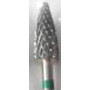 Carbide Nail Drill Bit in silver plating, 1 pcs , Mod. DB-09-3