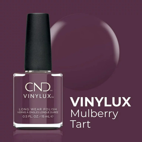 CND VINYLUX, MULBERRY TART, 15ml