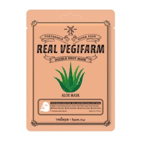 FORTHESKIN Super Food Real Vegifarm Double Shot Mask - Aloe, 23ml