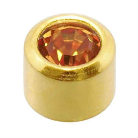 24 CT Gold Plate Studs Caflon - 1