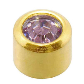 24 CT Gold Plate Studs Caflon - 1