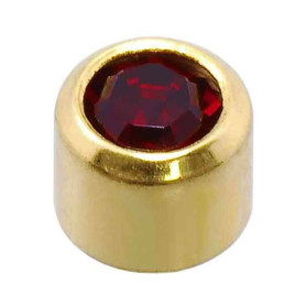 24 CT Gold Plate Studs Caflon - 1