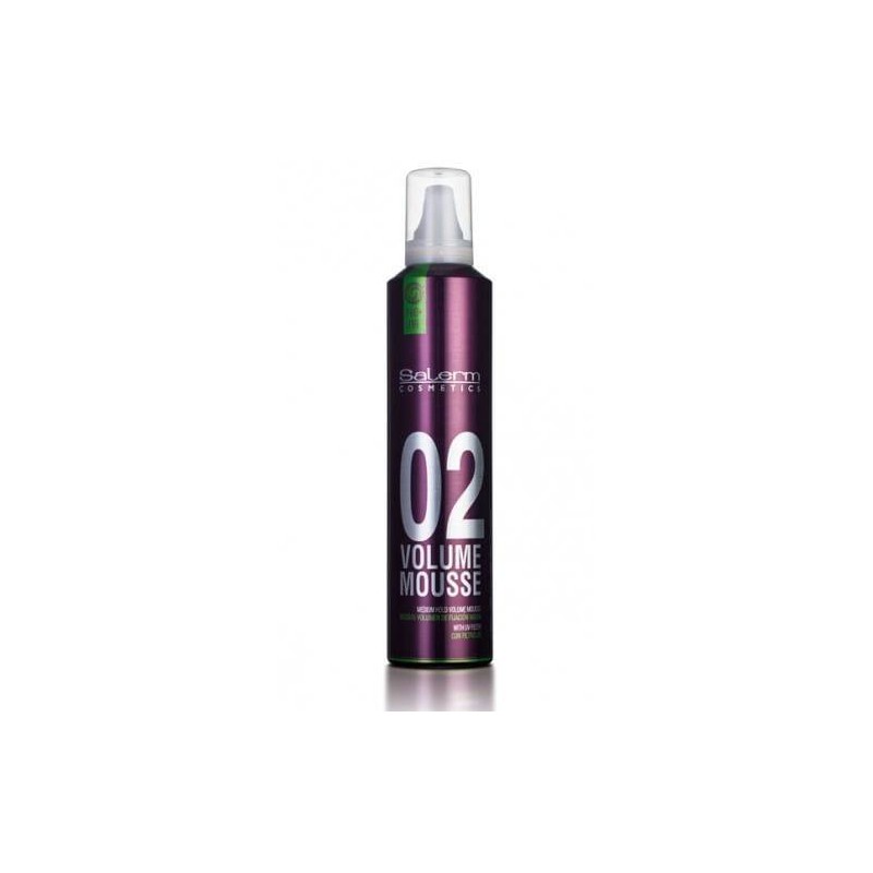 Volume Mousse formulated with hyaluronic acid and color protecting agents Salerm - 1