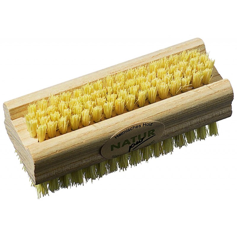 Hand and nail brush double-sided 95 x 35 mm. 4/6 rows KELLER - 1