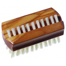 Travel hand and nail brush, two-way 1/5 in a row, 59 x 29 mm. KELLER - 1