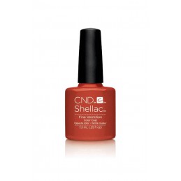 Shellac nail polish - FINE VERMILION