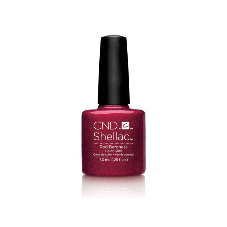 Shellac nail polish - RED BARONESS CND - 1